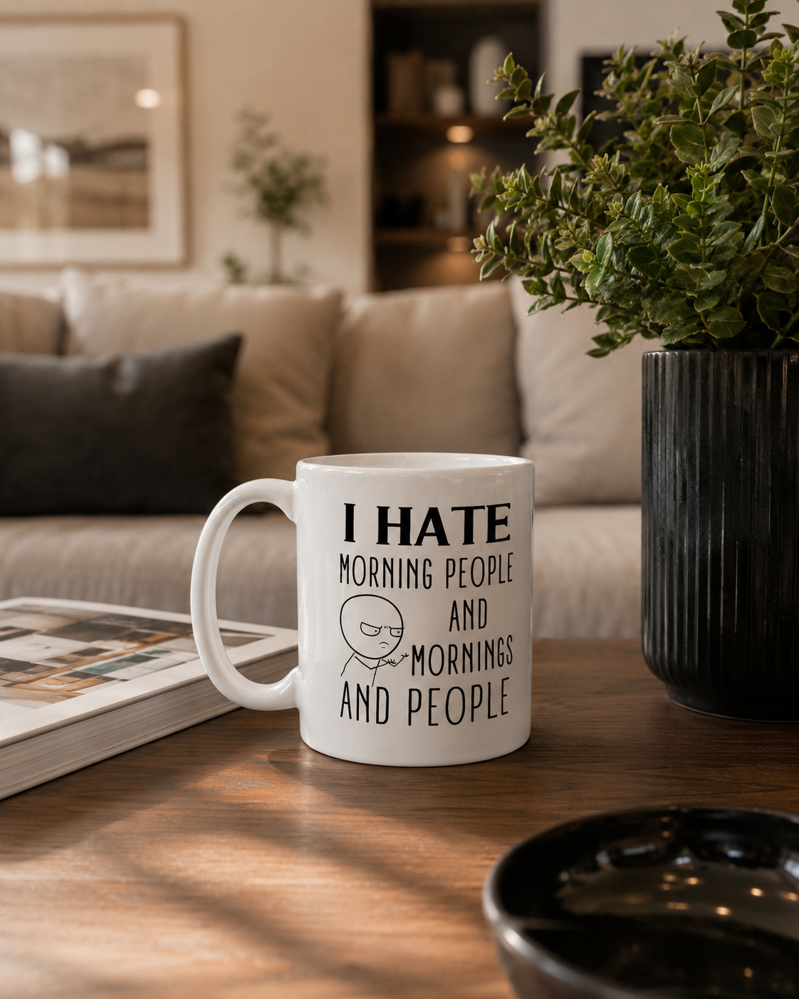 I Hate Morning People Mug