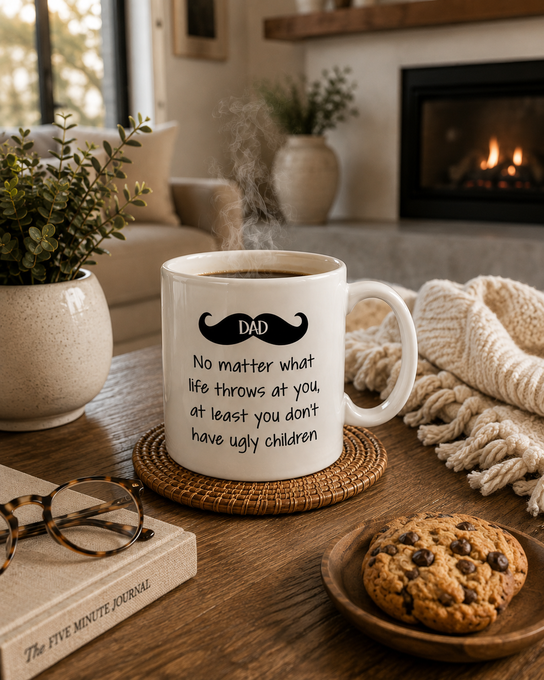 Dad, At Least You Don't Have Ugly Children Mug