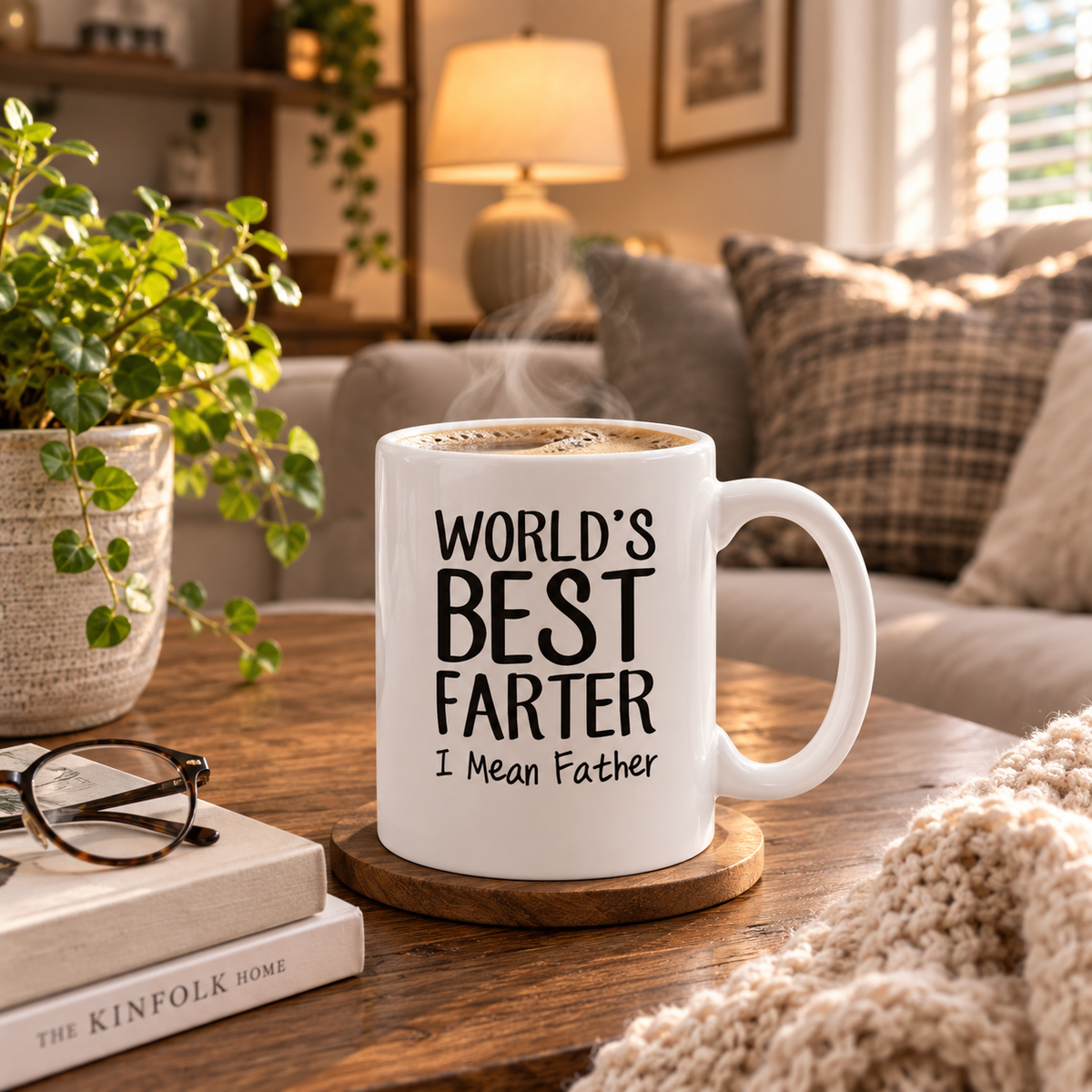 World's Best Farter, I Mean Father Mug