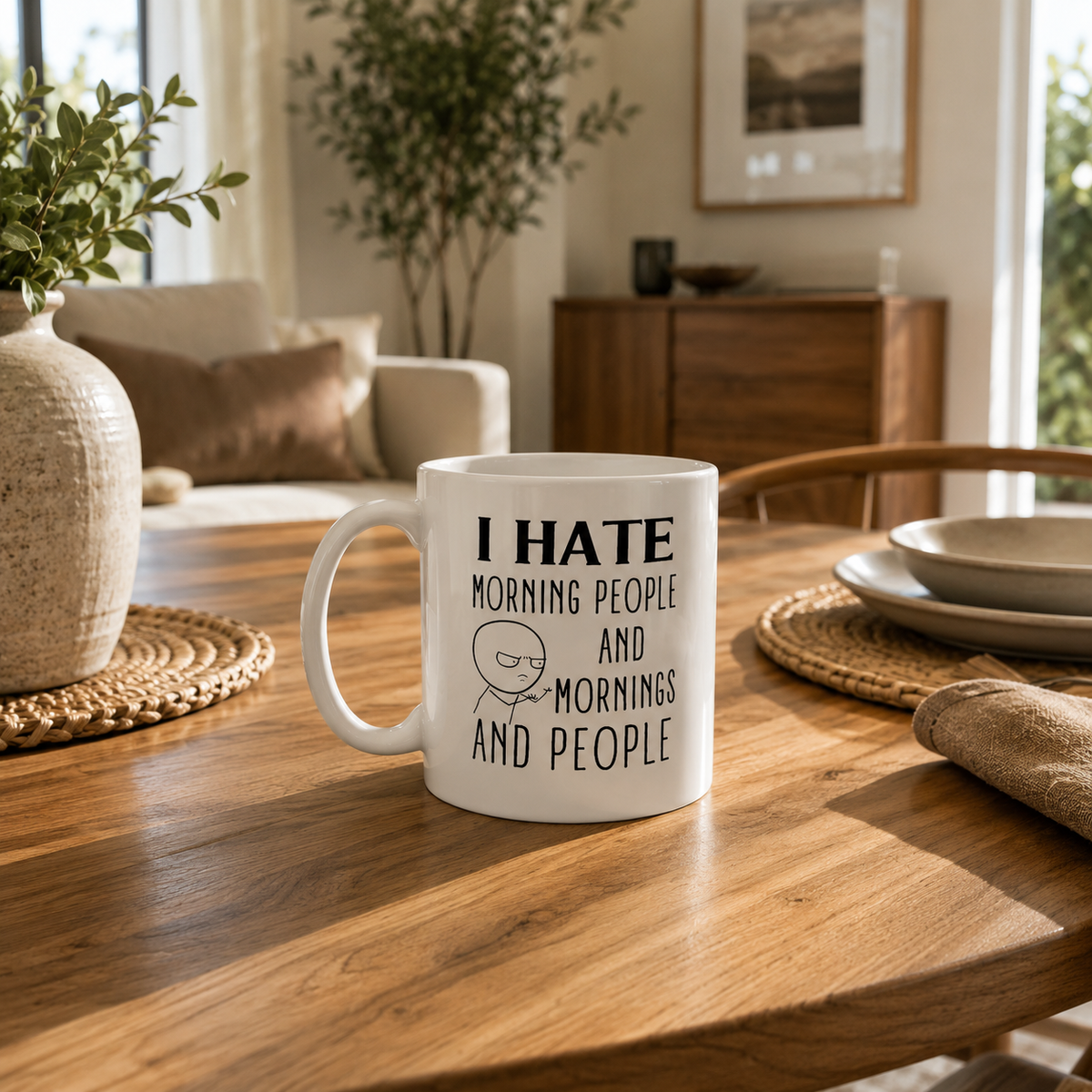 I Hate Morning People Mug
