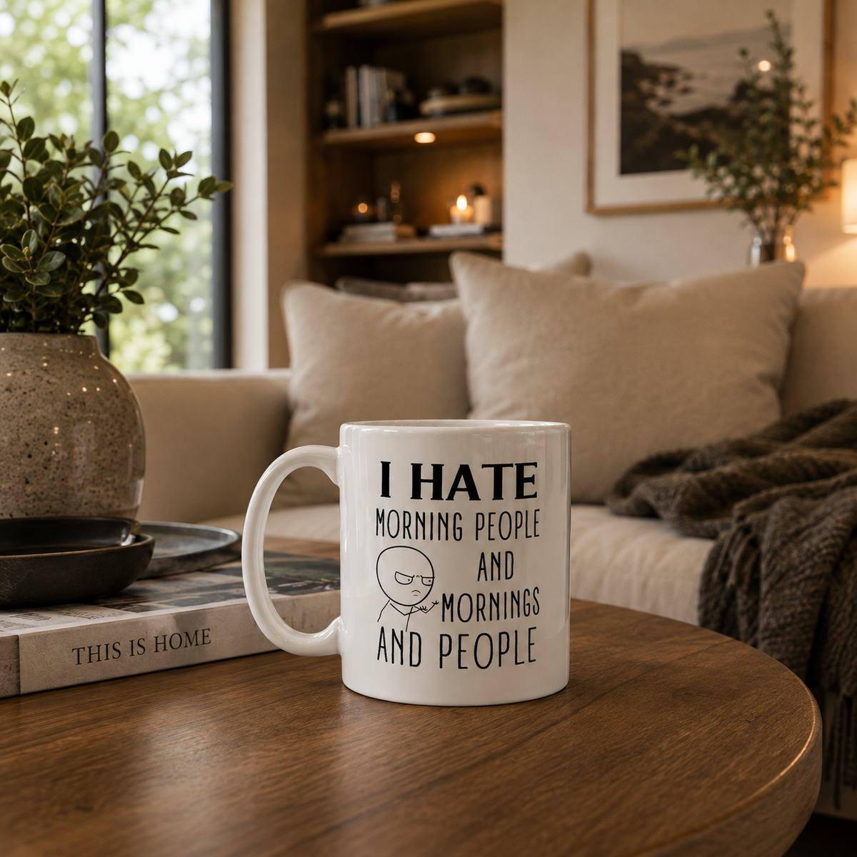 I Hate Morning People Mug